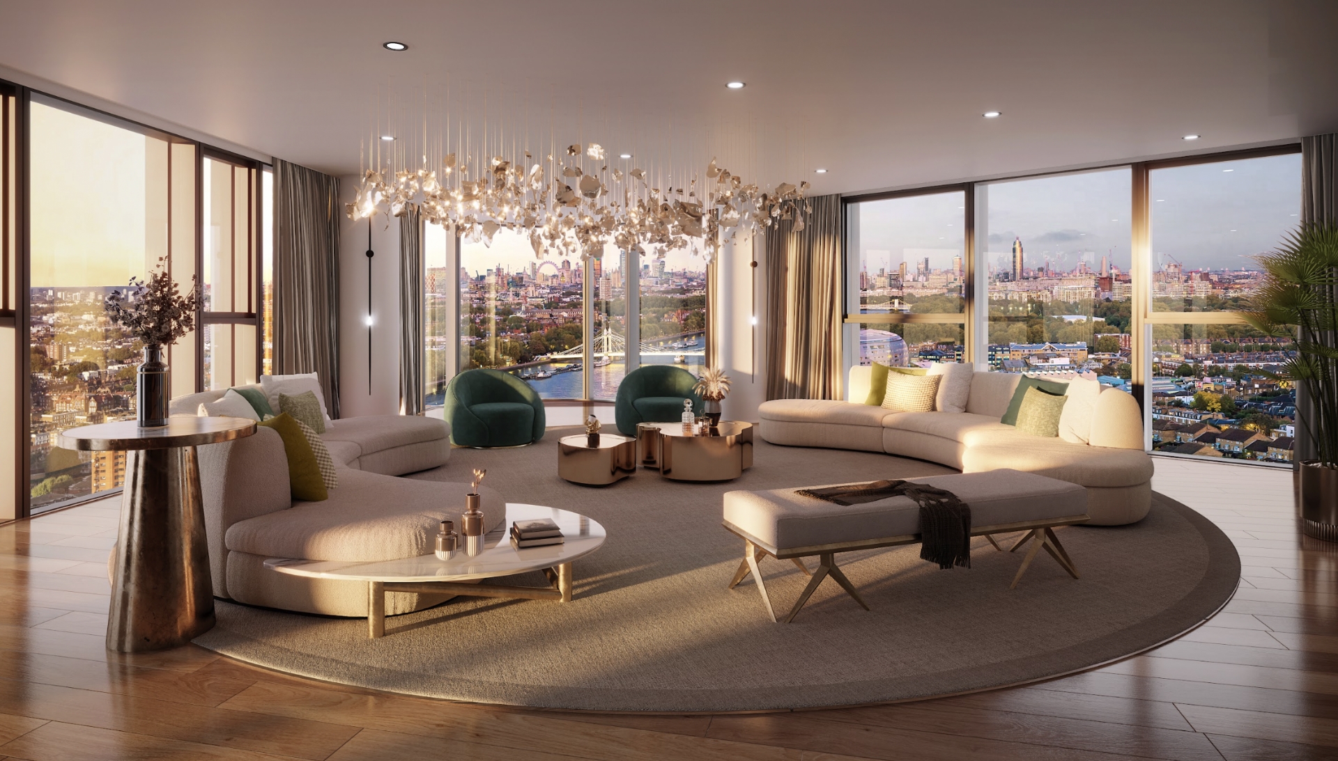 Luxurious interiors