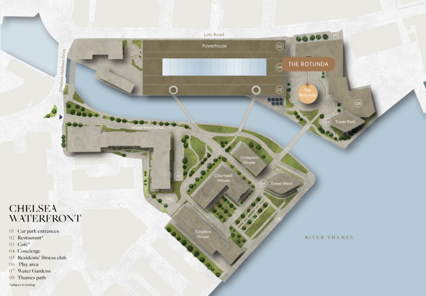 Location of The Rotunda — Location of The Rotunda